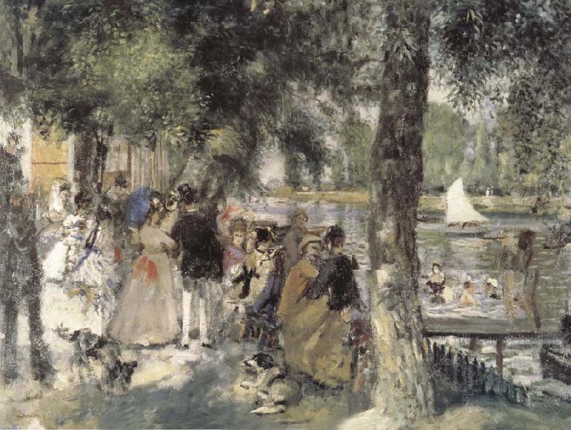 Bath in the Seine River, Pierre Auguste Renoir